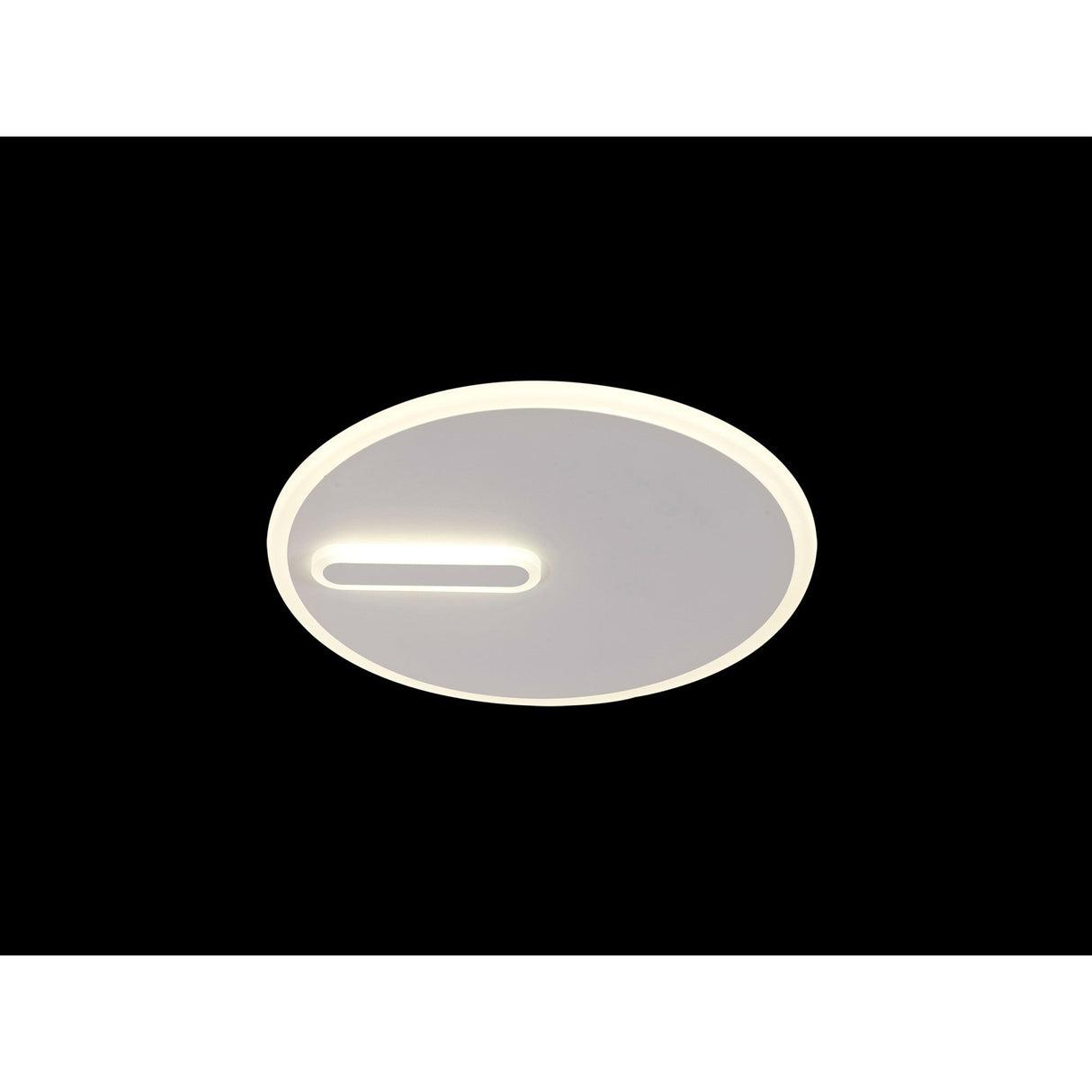 Clock CCT LED Flush Ceiling Light 30W 4000K - Sand White