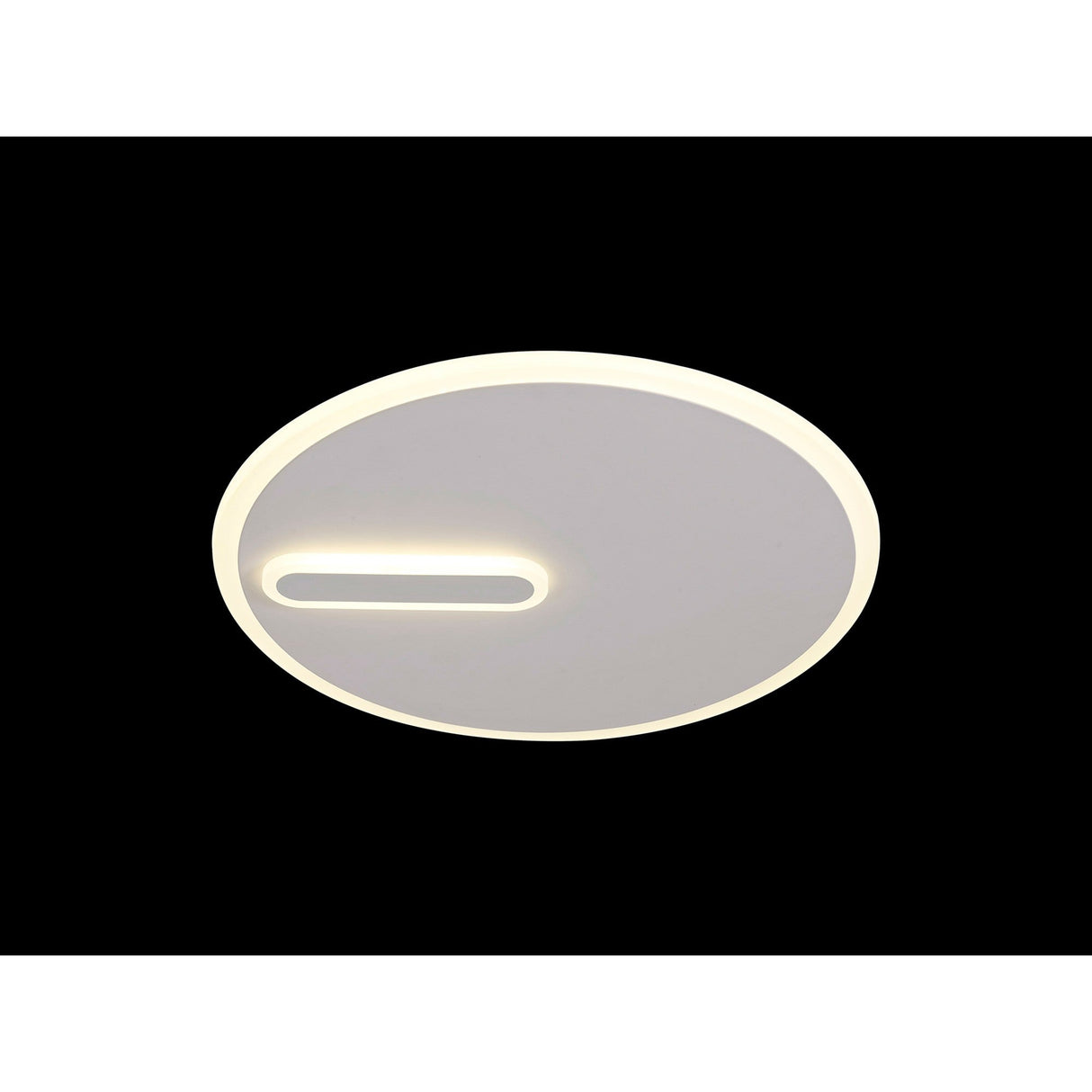 Clock CCT LED Flush Ceiling Light 40W 4000K - Sand White