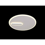 Clock CCT LED Flush Ceiling Light 40W 4000K - Sand White