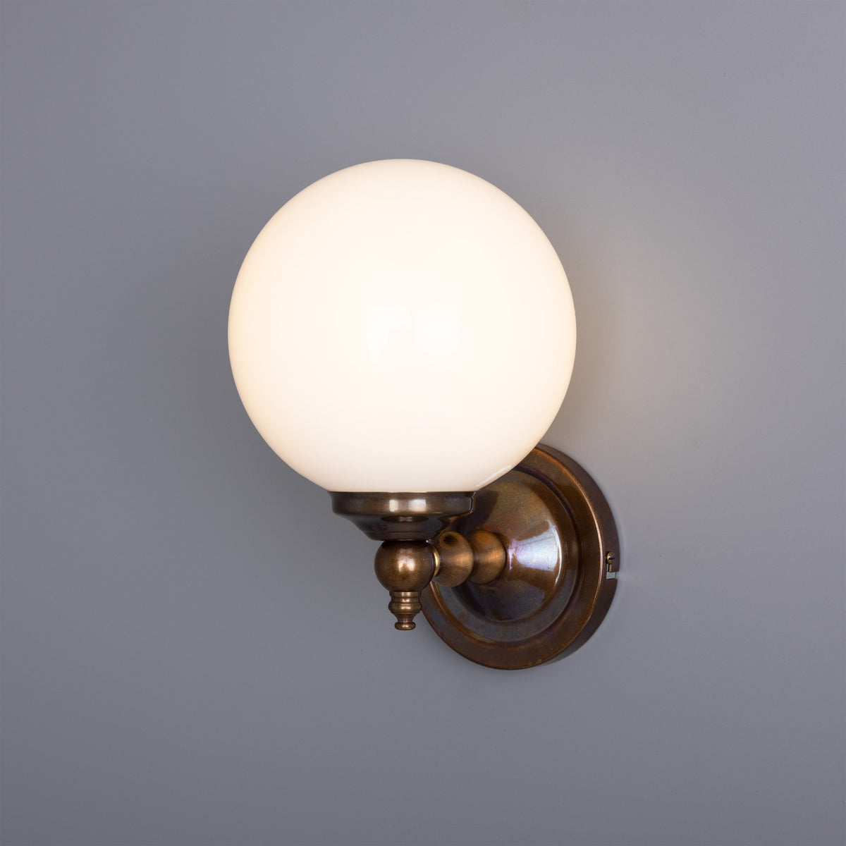 Cloghan Glass Globe Wall Light