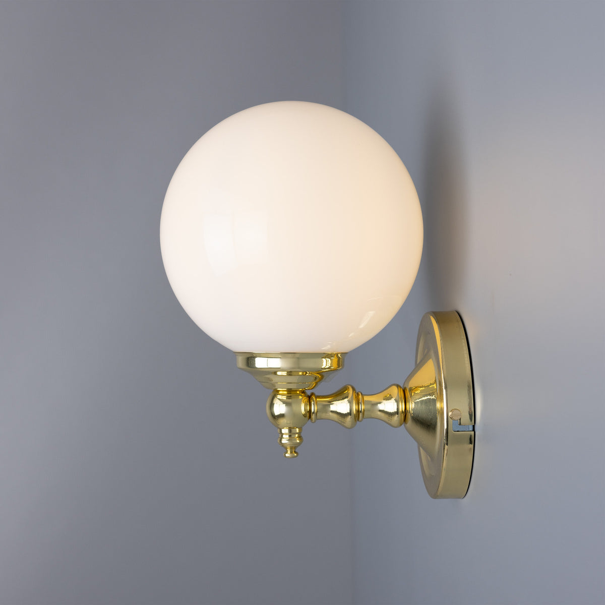Cloghan Glass Globe Wall Light