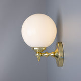 Cloghan Glass Globe Wall Light