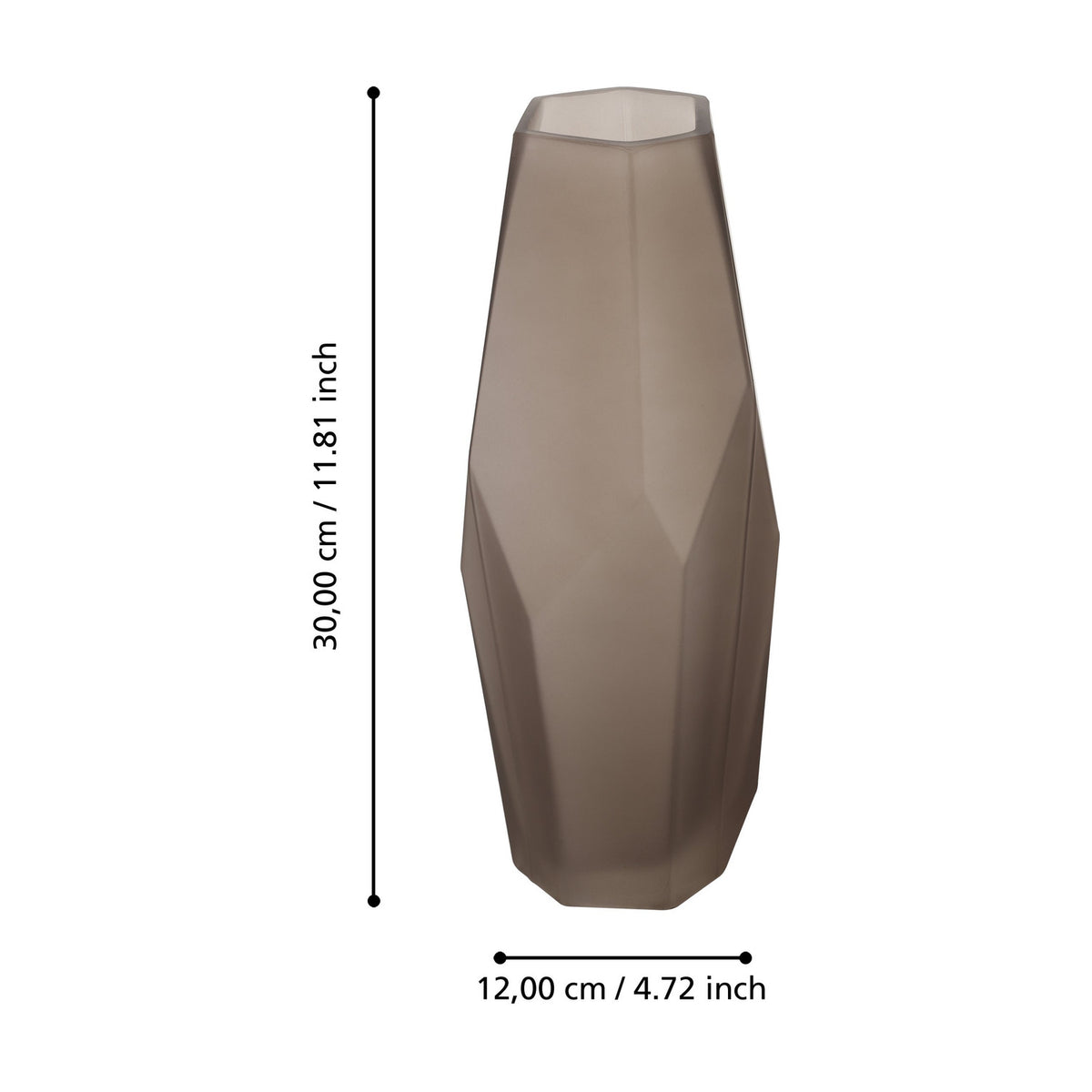 Clonony Glass Vase 30cm