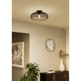 Clormorne Ceiling Light - Black & Copper