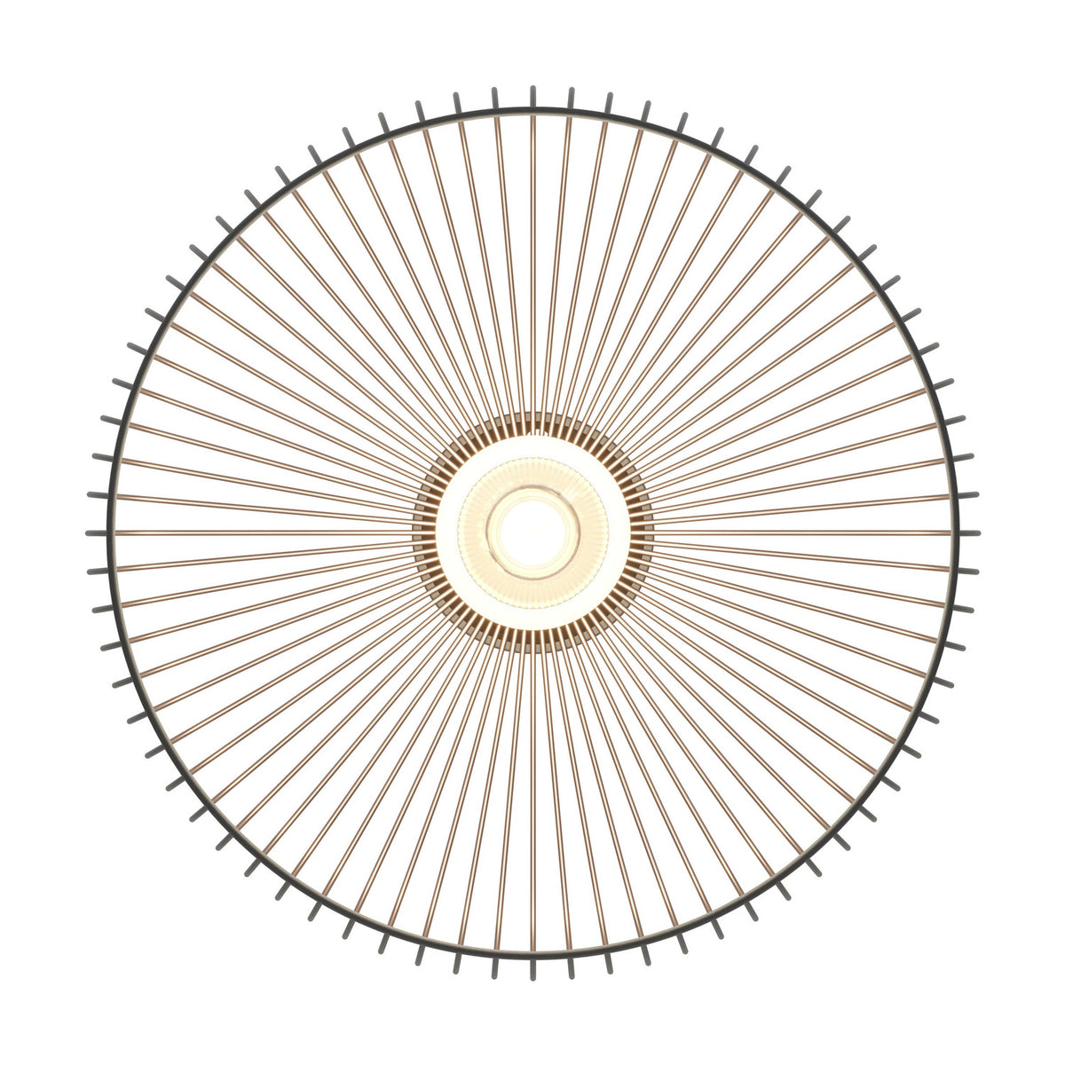 Clormorne Ceiling Light - Black & Copper