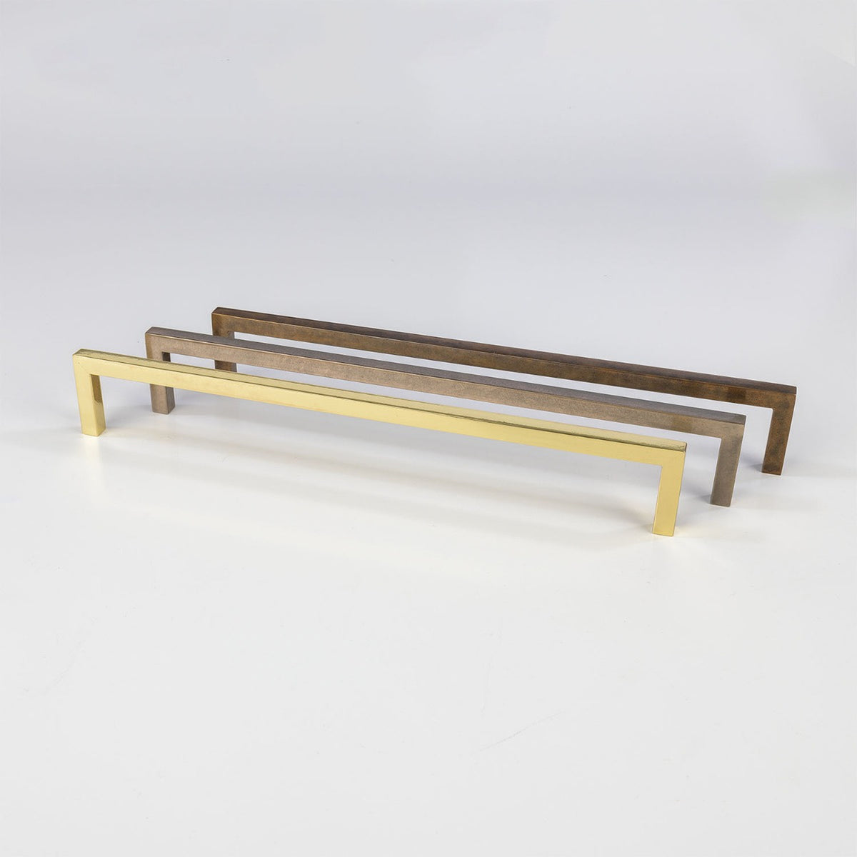 Cobh Modern Brass Pull Handle - 30cm