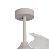 Coin Air CCT Dimmable LED Ceiling Retractable Fan Light With Remote & APP Control - White