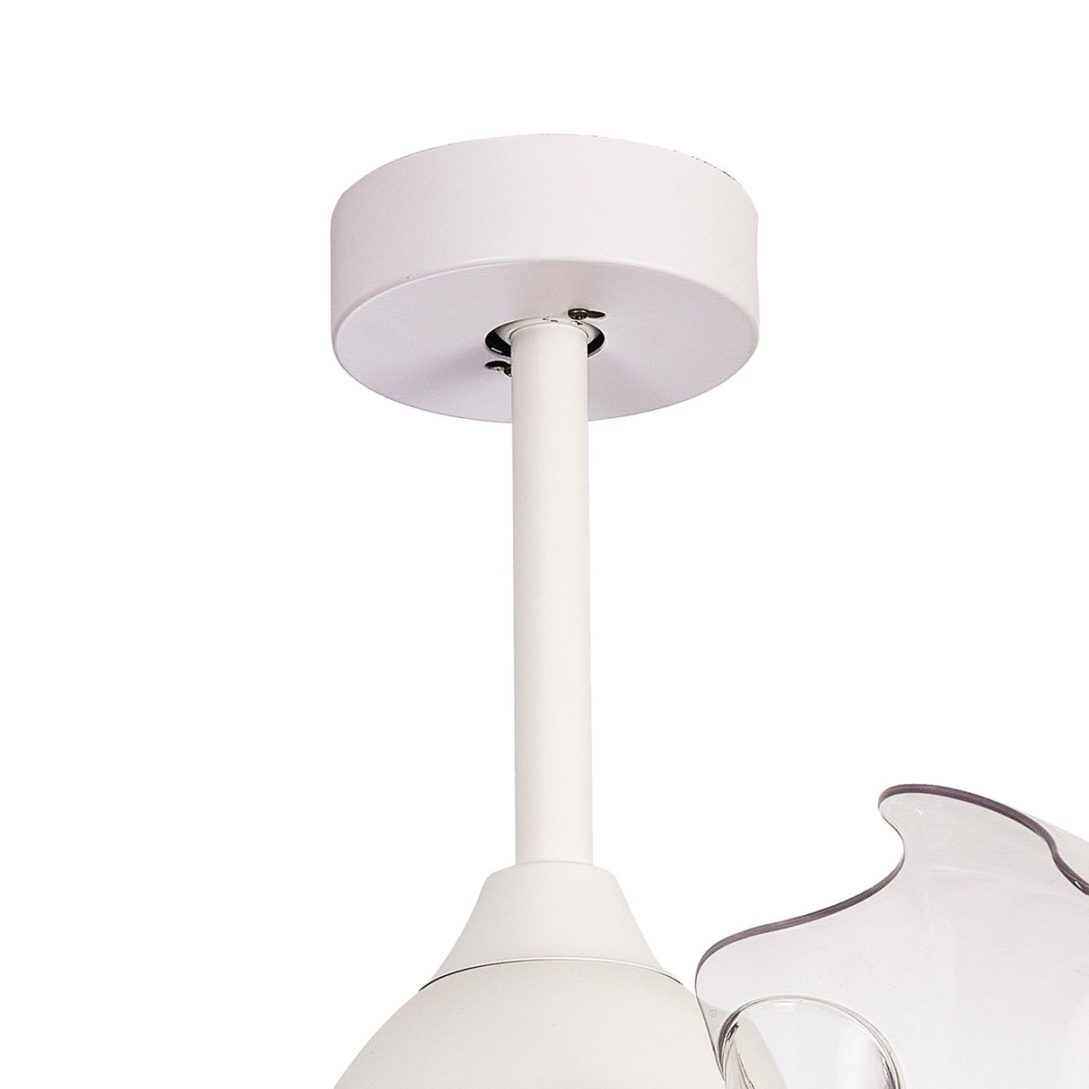 Coin Air CCT Dimmable LED Ceiling Retractable Fan Light With Remote & APP Control - Brown