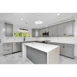 Coin Mini CCT Dimmable LED Ceiling Retractable Fan Light With Remote & APP Control - White