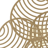 Collage 4 Ring LED Semi-Flush Ceiling Light 60W 3000K - Gold