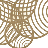 Collage 4 Ring LED Semi-Flush Ceiling Light 60W 3000K - Gold