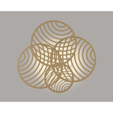 Collage 4 Ring LED Semi-Flush Ceiling Light 60W 3000K - Gold