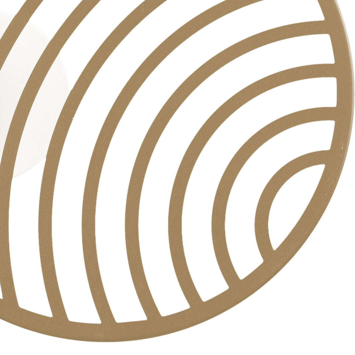 Collage 2 Ring LED Semi-Flush Ceiling Light 30W 3000K - Gold