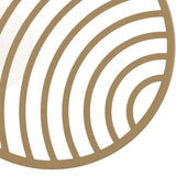 Collage 2 Ring LED Semi-Flush Ceiling Light 30W 3000K - Gold