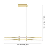 Colmeal Pendant Light - Brushed Brass