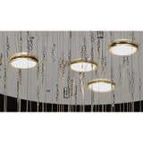 Colorado 4 Light Sphere Crystal Cluster Pendant Light - Polished Chrome