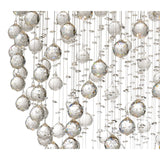 Colorado 13 Light Sphere Crystal Cluster Pendant Light - Polished Chrome