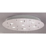 Colorado 7 Light Diamond Crystal Cluster Pendant Light - Polished Chrome