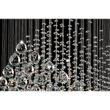 Colorado 7 Light Diamond Crystal Cluster Pendant Light - Polished Chrome