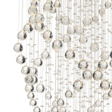 Colorado 9 Light Oval Crystal Cluster Pendant Light - Polished Chrome