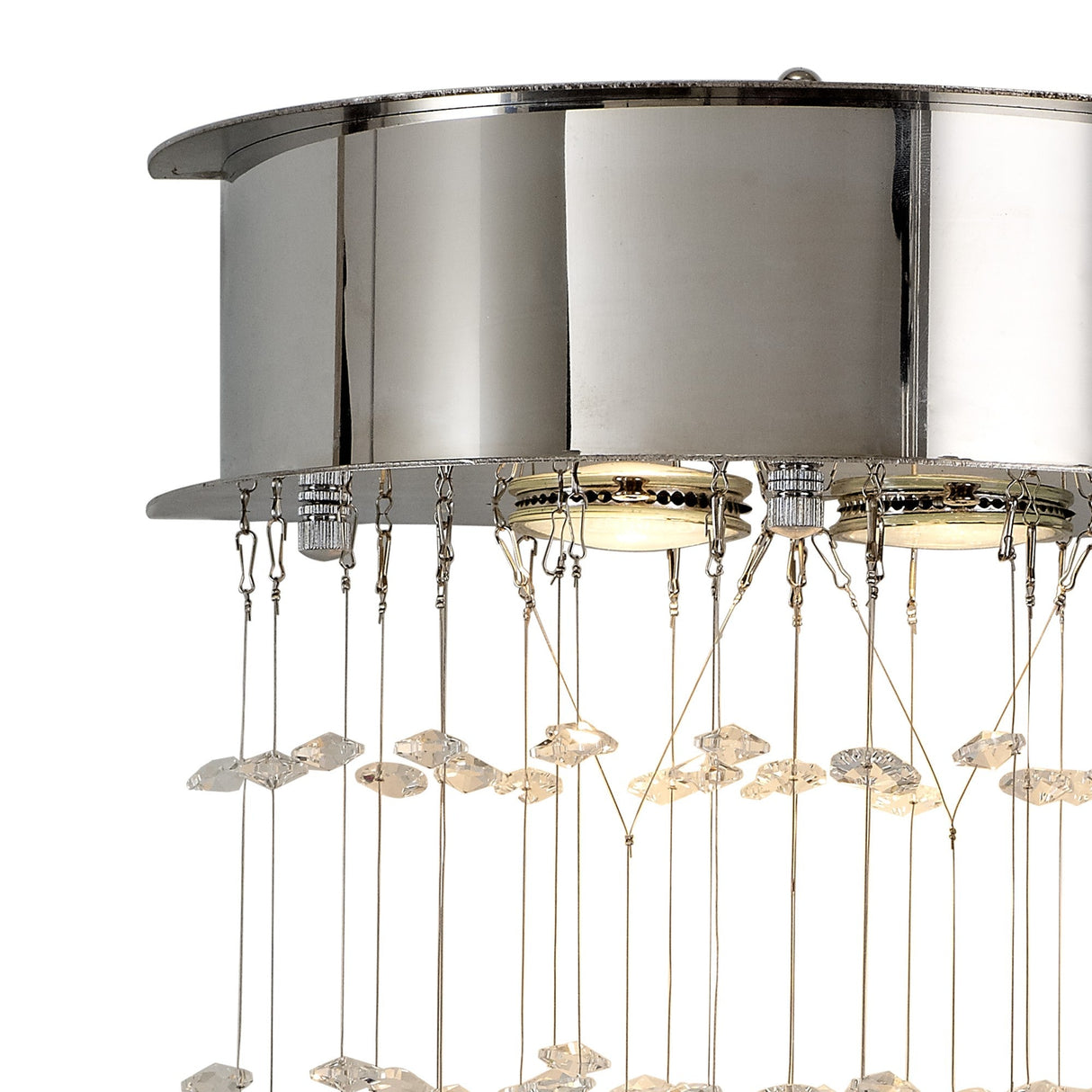 Colorado 2 Light Crystal Wall Light - Polished Chrome