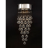 Colorado 2 Light Crystal Wall Light - Polished Chrome