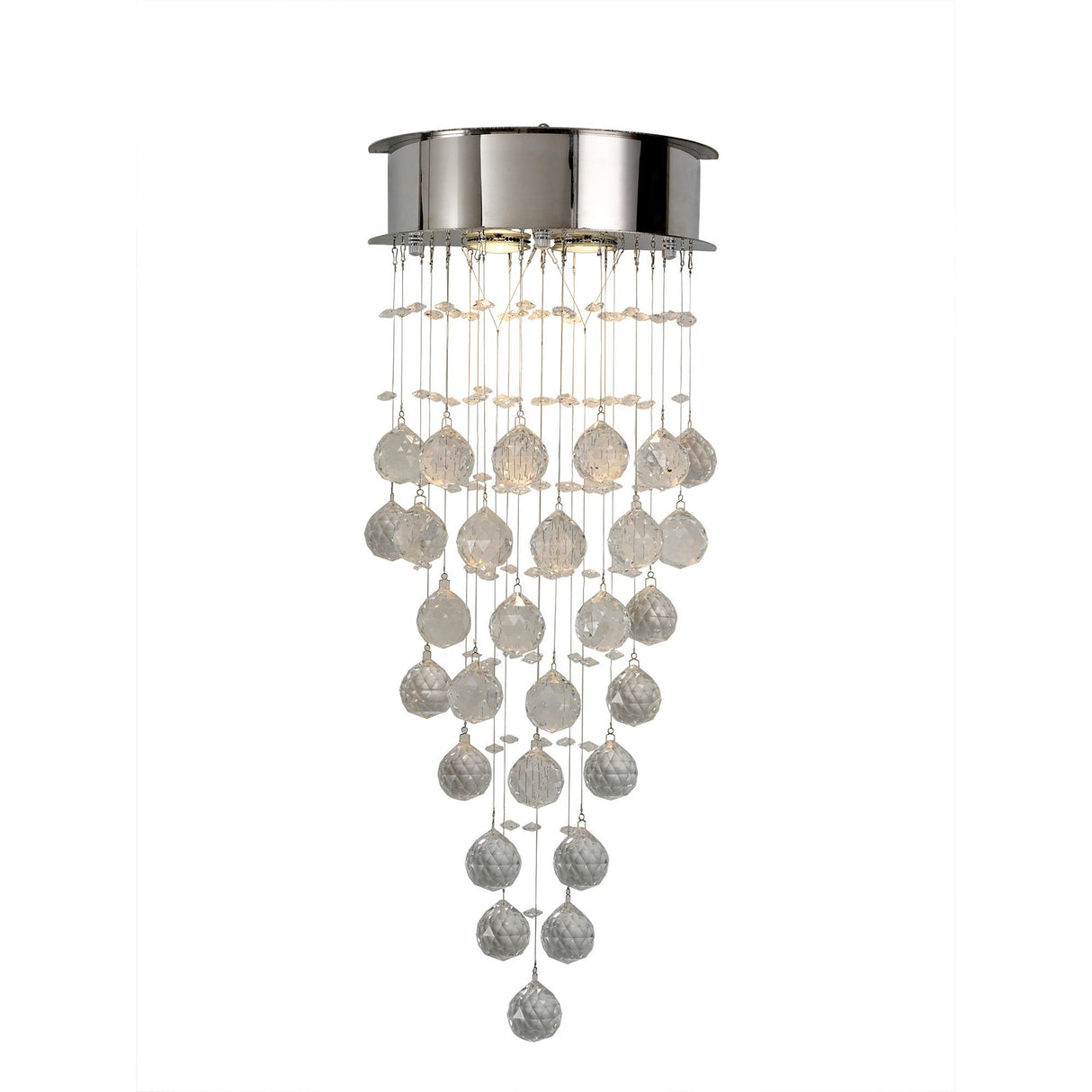 Colorado 2 Light Crystal Wall Light - Polished Chrome