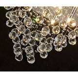 Colorado 5 Light Round Crystal Semi-Flush Ceiling Light - Polished Chrome