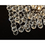 Colorado 5 Light Square Crystal Semi-Flush Ceiling Light - Polished Chrome