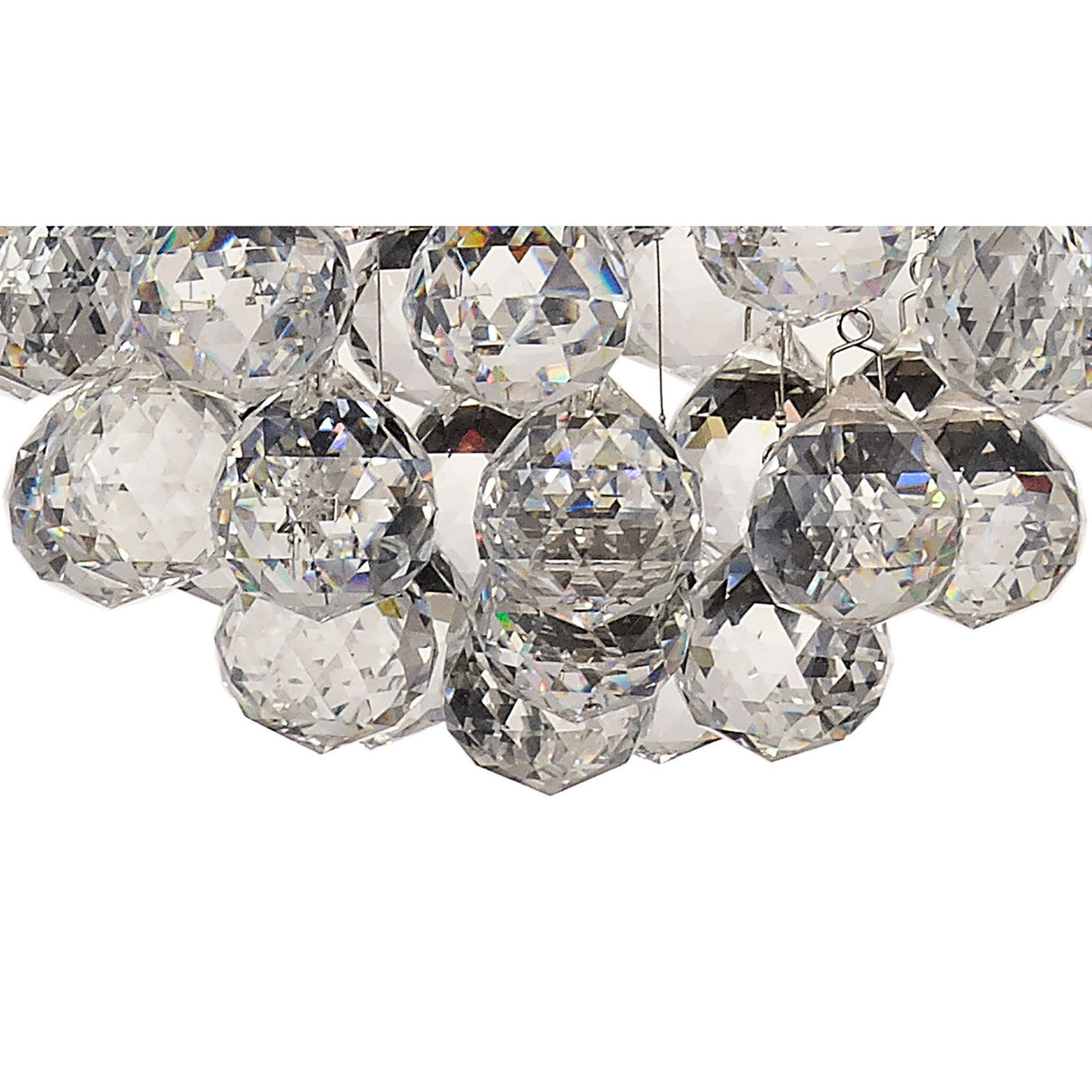 Colorado 1 Light Crystal Cluster Pendant Light - Polished Chrome