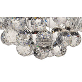 Colorado 1 Light Crystal Cluster Pendant Light - Polished Chrome