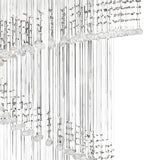 Colorado 12 Light Multi-Spiral Crystal Cluster Pendant Light - Polished Chrome