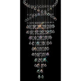 Colorado 10 Light Corkscrew Crystal Cluster Pendant Light - Polished Chrome