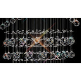 Colorado 10 Light Corkscrew Crystal Cluster Pendant Light - Polished Chrome