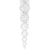 Colorado 9 Light Corkscrew Crystal Cluster Pendant Light - Polished Chrome