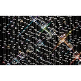 Colorado 9 Light Corkscrew Crystal Cluster Pendant Light - Polished Chrome