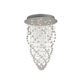 Colorado 9 Light Cone Crystal Cluster Pendant Light - Polished Chrome