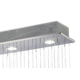 Colorado 4 Light Crystal Bar Pendant Light - Polished Chrome