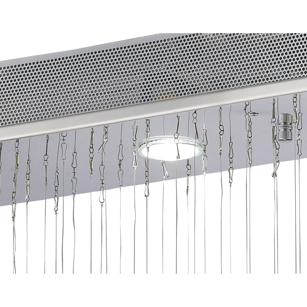 Colorado 4 Light Crystal Bar Pendant Light - Polished Chrome