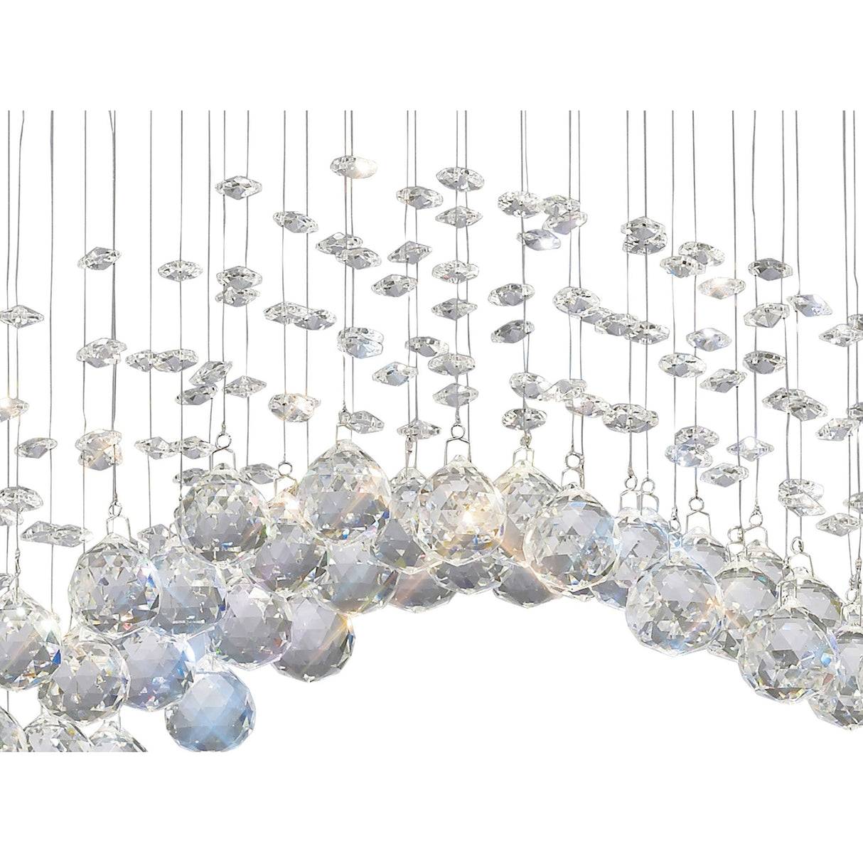 Colorado 4 Light Crystal Bar Pendant Light - Polished Chrome