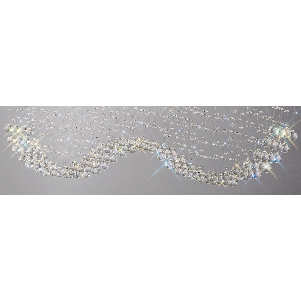 Colorado 6 Light Crystal Bar Pendant Light - Polished Chrome