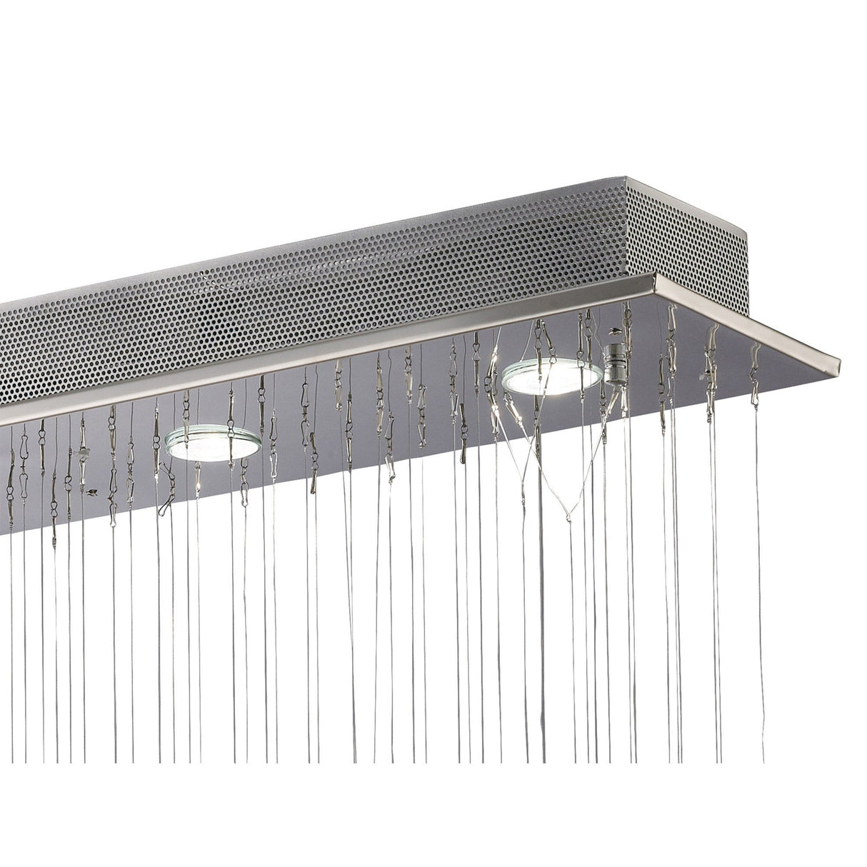 Colorado 6 Light Crystal Bar Pendant Light - Polished Chrome