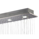 Colorado 6 Light Crystal Bar Pendant Light - Polished Chrome