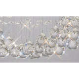 Colorado 6 Light Crystal Bar Pendant Light - Polished Chrome