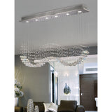 Colorado 6 Light Crystal Bar Pendant Light - Polished Chrome