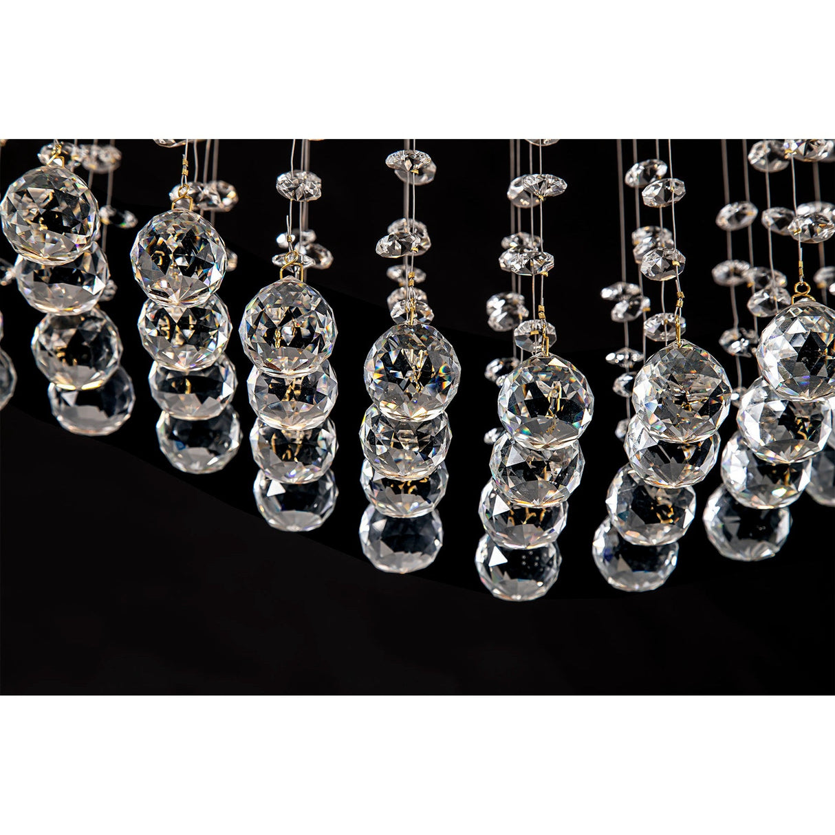 Colorado 4 Light Crystal Bar Pendant Light - French Gold