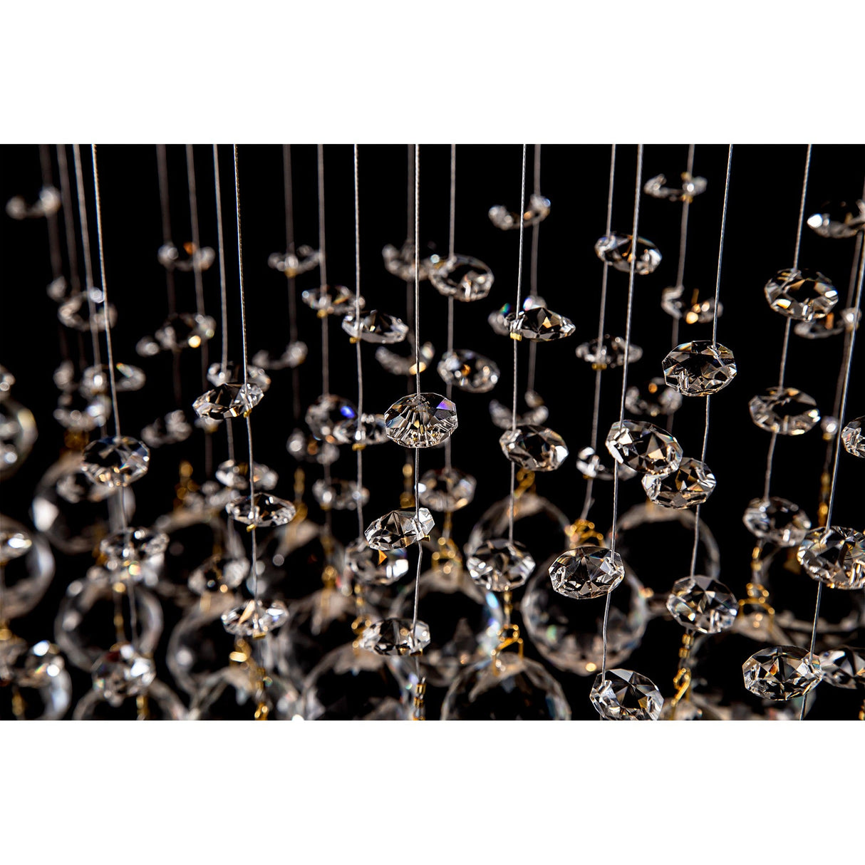 Colorado 4 Light Crystal Bar Pendant Light - French Gold