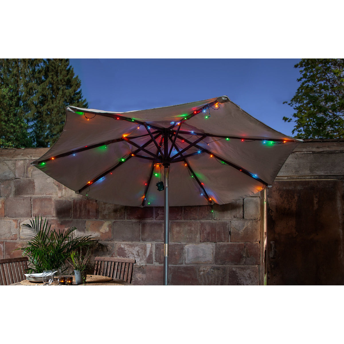 Colour Changing String Lights 2.7m - Black
