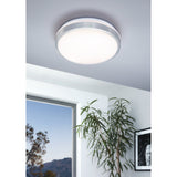 Competa 1 LED Flush Ceiling Light 32.5cm - White