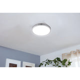 Competa 1 LED Flush Ceiling Light 32.5cm - White